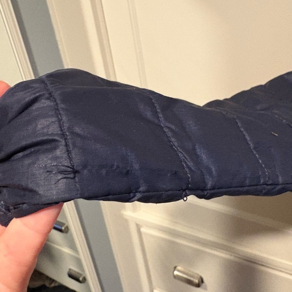 Primary Lightweight Navy Kids Puffer Jacket - Picture 5 of 5